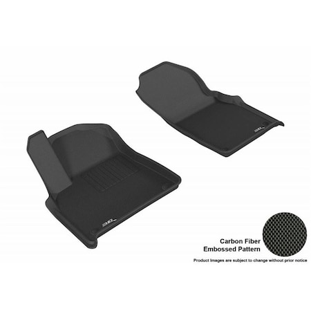 3D Maxpider Carbon Fiber Embossed Pattern Kagu Black 1st Row 2016 for Audi Q7 L1AD04011509